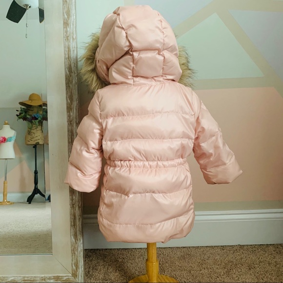 Toddler girl GAP puffer jacket - Picture 4 of 14